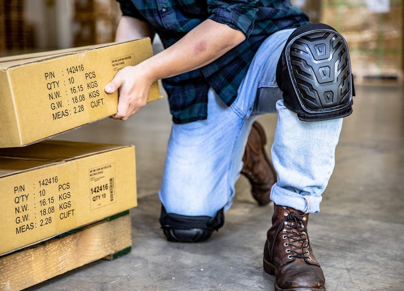 CE' CERDR Professional Knee Pads for Work - Heavy Duty Foam Padding Kneepads for Construction, Gardening, Flooring with Comfortable Gel Cushion to Save Your Knees (Knee High) - Image 2